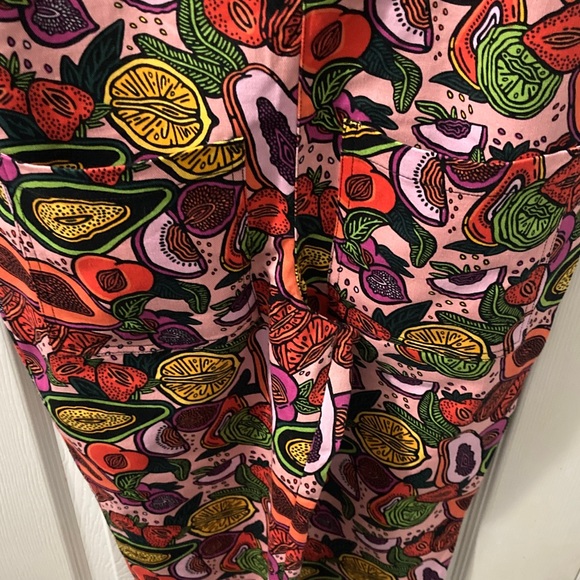 Lucy & Yak “Vulva-Rees” Vibrant Patterned Dungarees Overall one piece - Picture 10 of 14